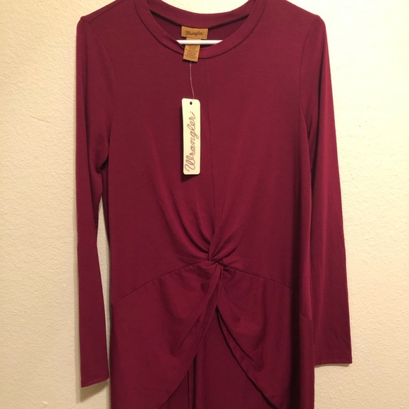 Wrangler HighLow Top Maroon size M - Picture 1 of 3
